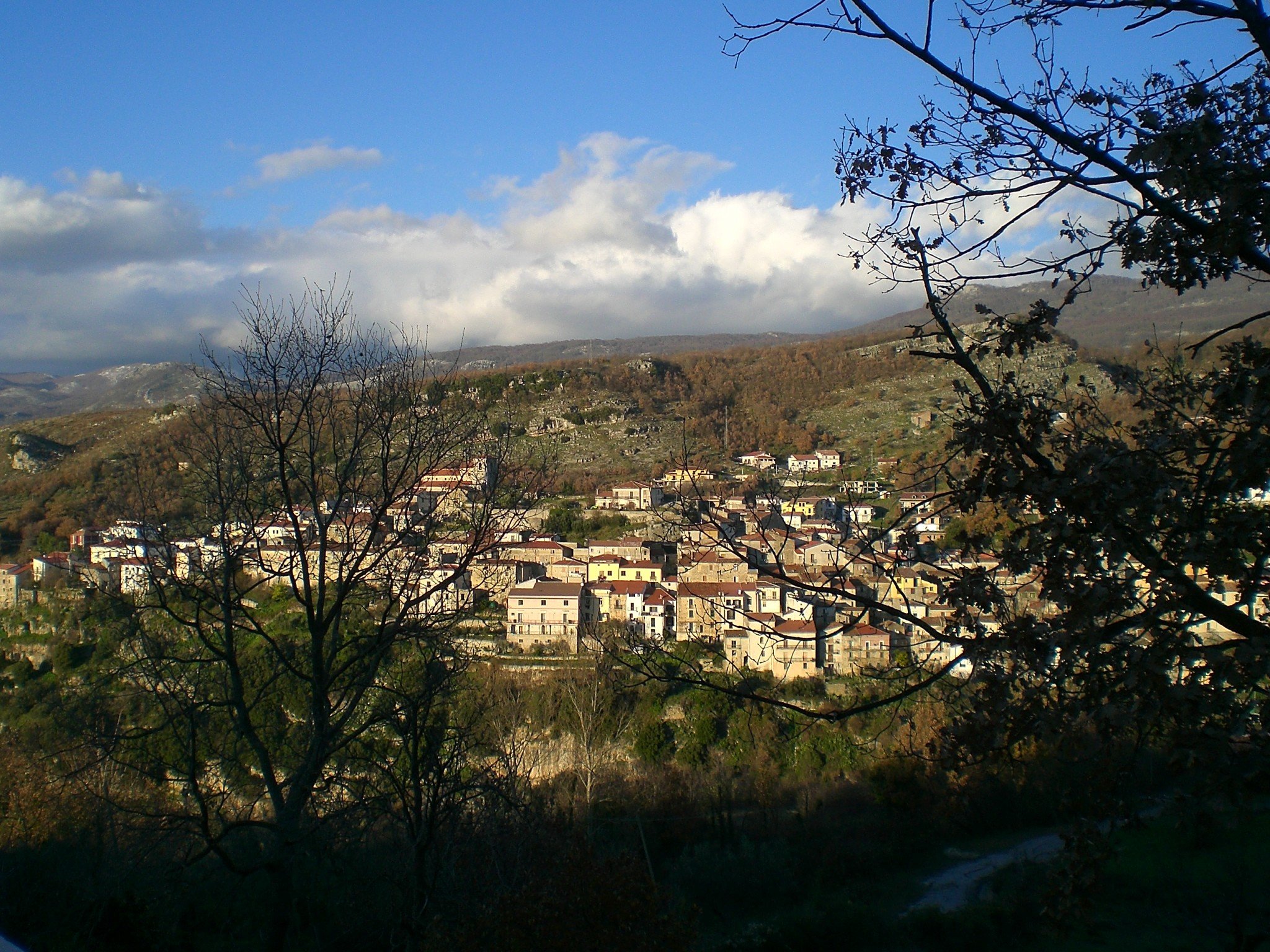 Un panorama di Corleto Monforte