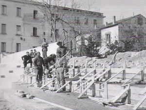 Costruzione della tribuna