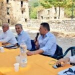 Maurizio Gasparri e Pino Palmieri a Roscigno