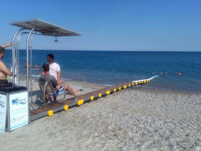 Spiaggia per disabili