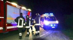 Vigili del fuoco e ambulanza