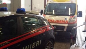 Ambulanza e Carabinieri