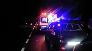 Ambulanza e carabinieri