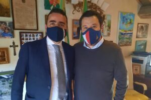 Attilio Pierro e Matteo Salvini