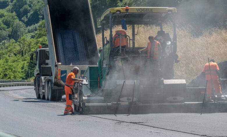 Asfalto sulle strade