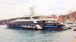 Lo yacht di Valentino: il Tm Blue One