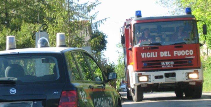 Carabinieri e Vigili del Fuoco