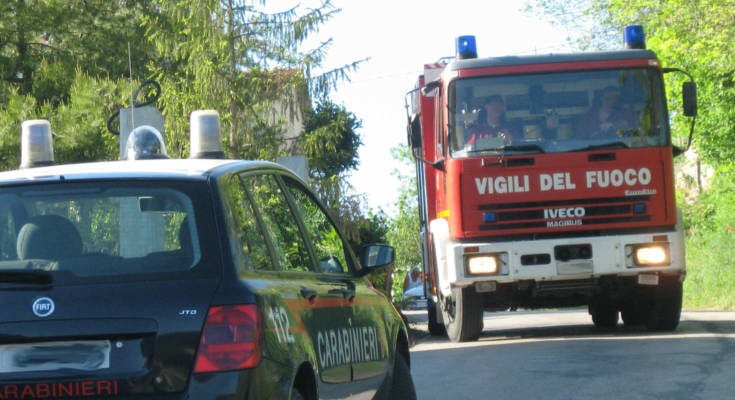 Carabinieri e Vigili del Fuoco