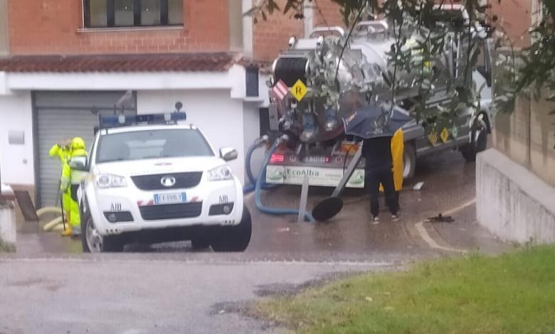 Allagamenti per il maltempo ad Agropoli