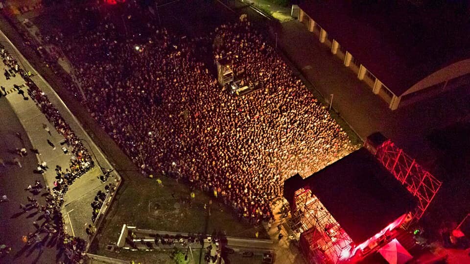 Concerto dei Litfiba a Sanza