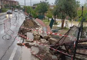 Maltempo in Cilento: via Belvedere ad Agropoli