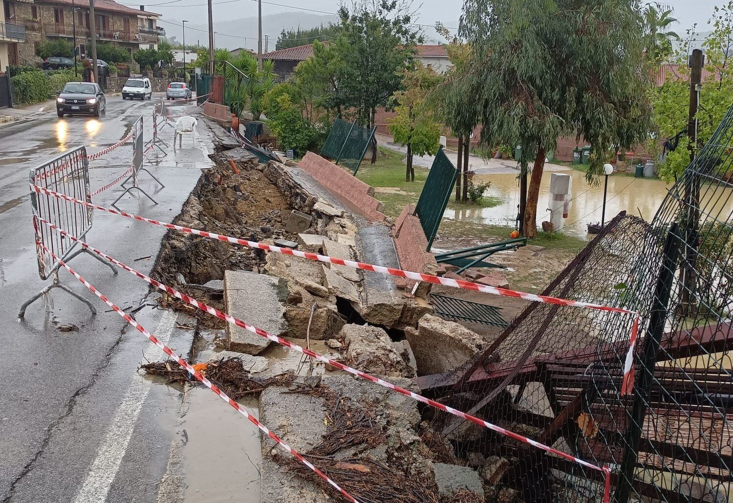 Maltempo in Cilento: via Belvedere ad Agropoli