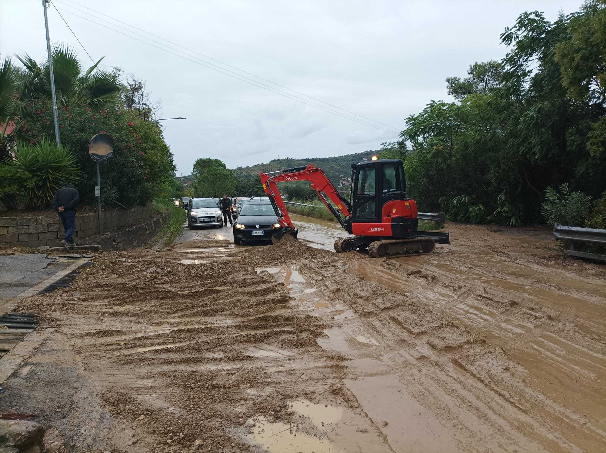 Maltempo sulla via del Mare