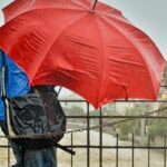 Maltempo temporale ombrello