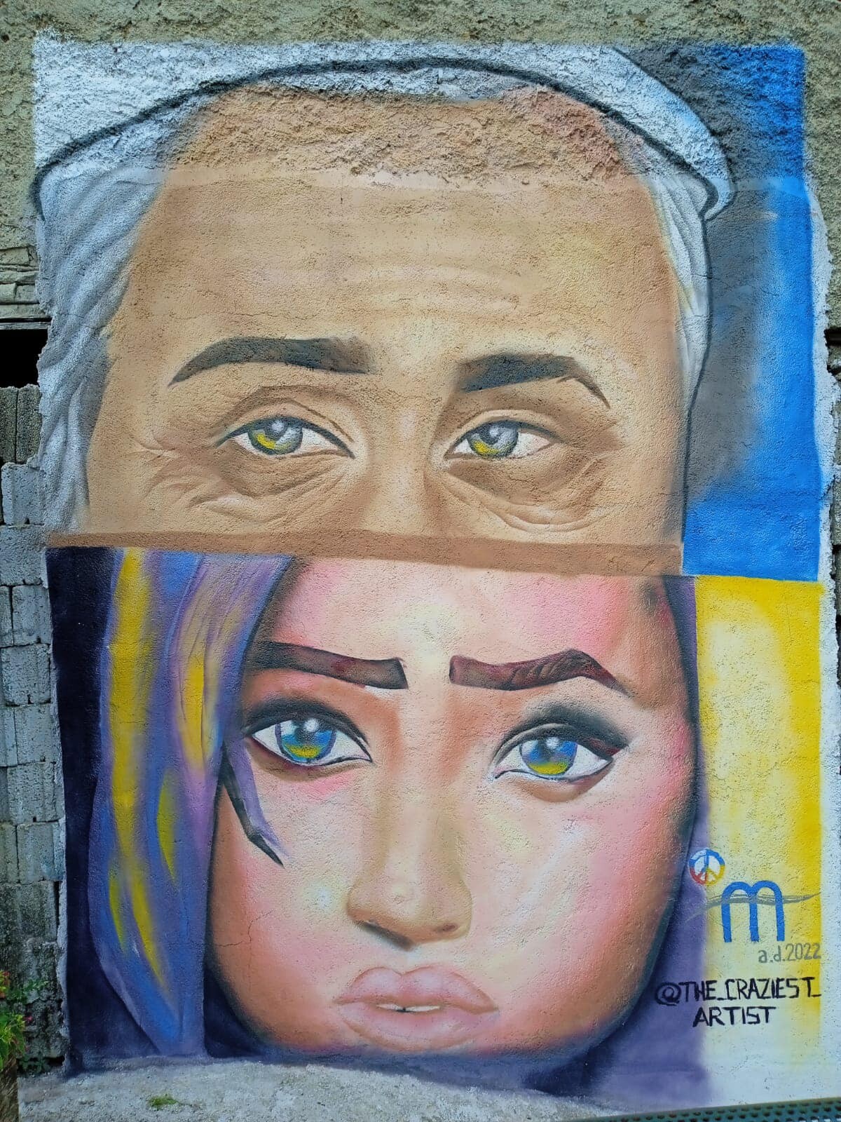 Il murale di Corleto Monforte