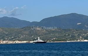 Lo yacht di Valentino a Casal Velino