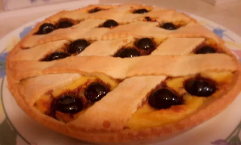 crostata crema e amarene
