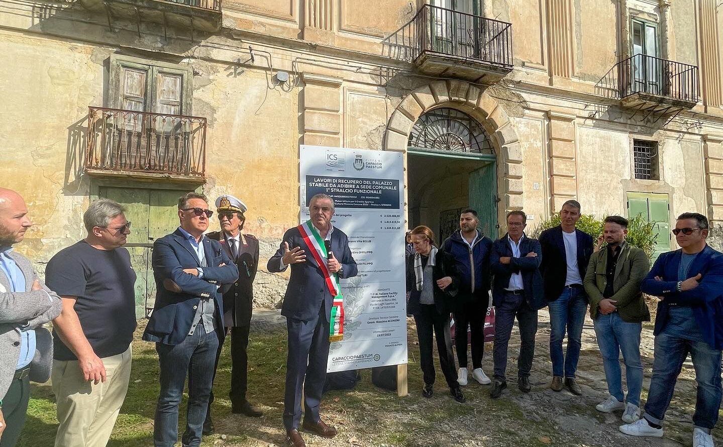Al via il recupero di Palazzo Stabile: sarà la nuova sede del Municipio di  Capaccio - Info Cilento
