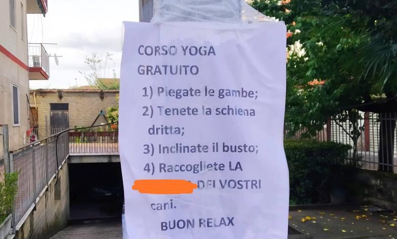 Volantini contro incivili agropoli