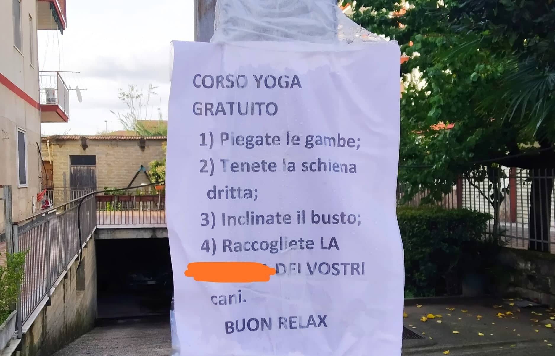 Volantini contro incivili agropoli