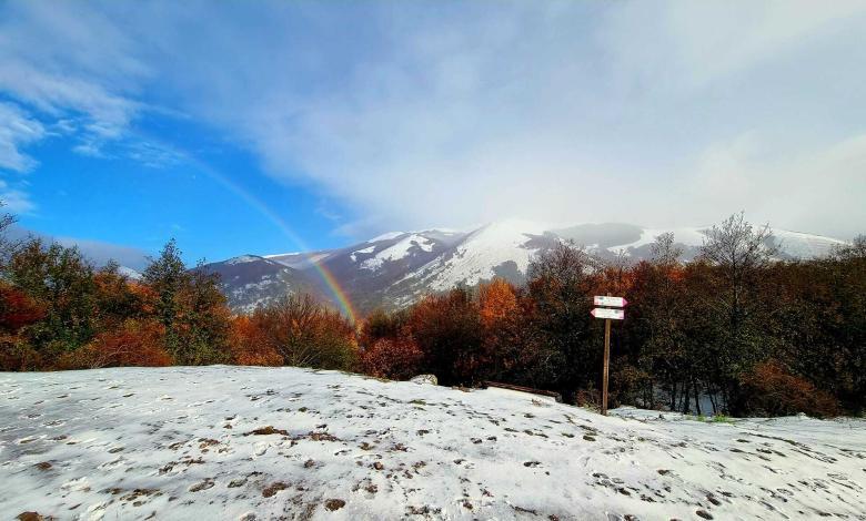 Neve sul Monte Cervati