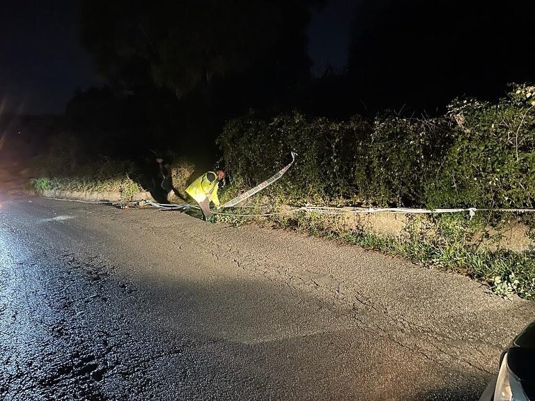 Strada località Barricelle