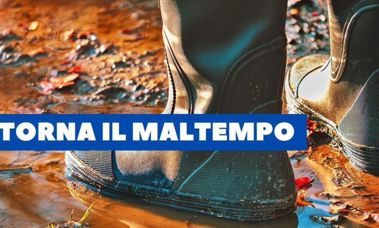 Torna il maltempo nel weekend
