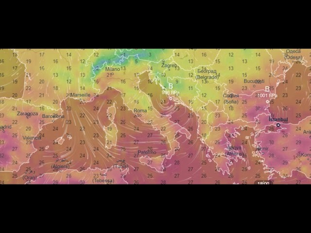 Il meteo per il weekend