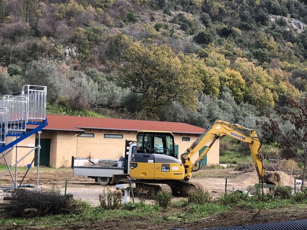 Lavori campo tennis Ottati