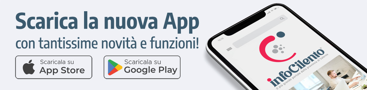 Scarica la nuova app di InfoCilento