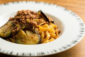 Pasta con le melanzane