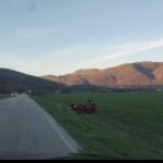 Incidente auto ribaltata
