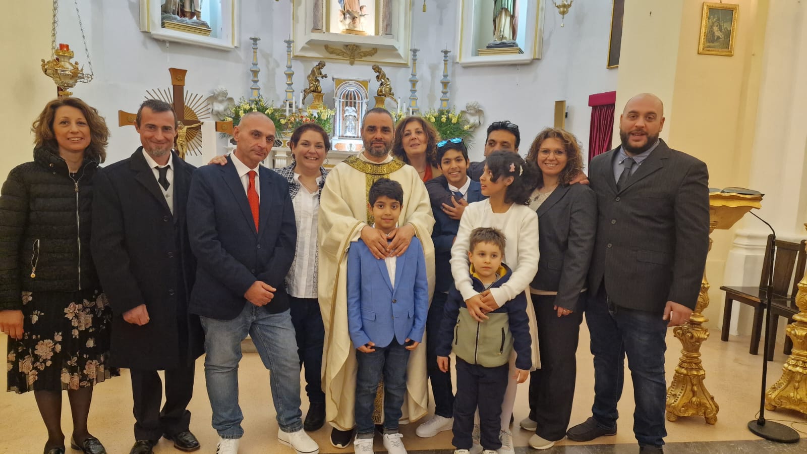 Tre bambini adottati