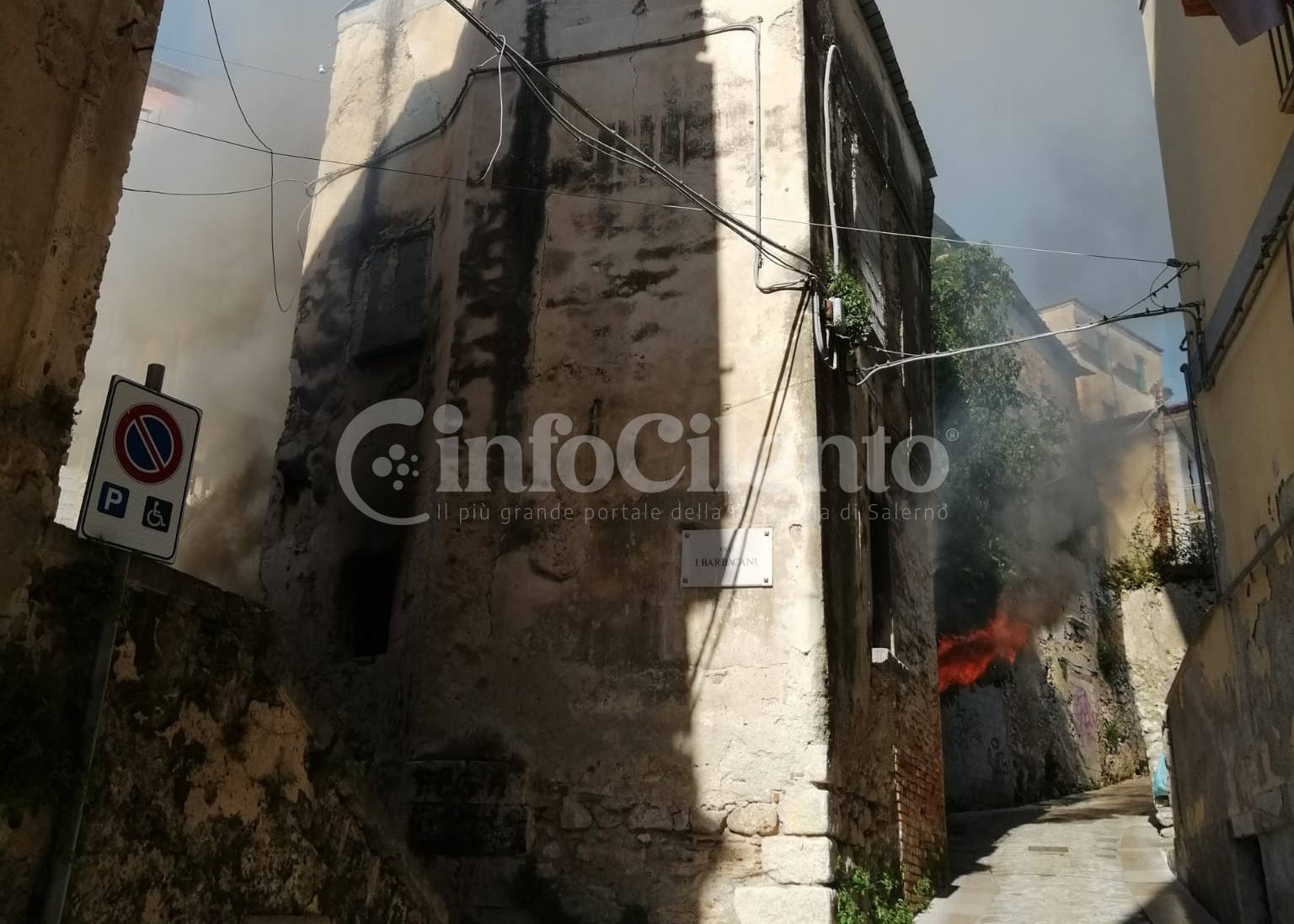 Incendio Eboli