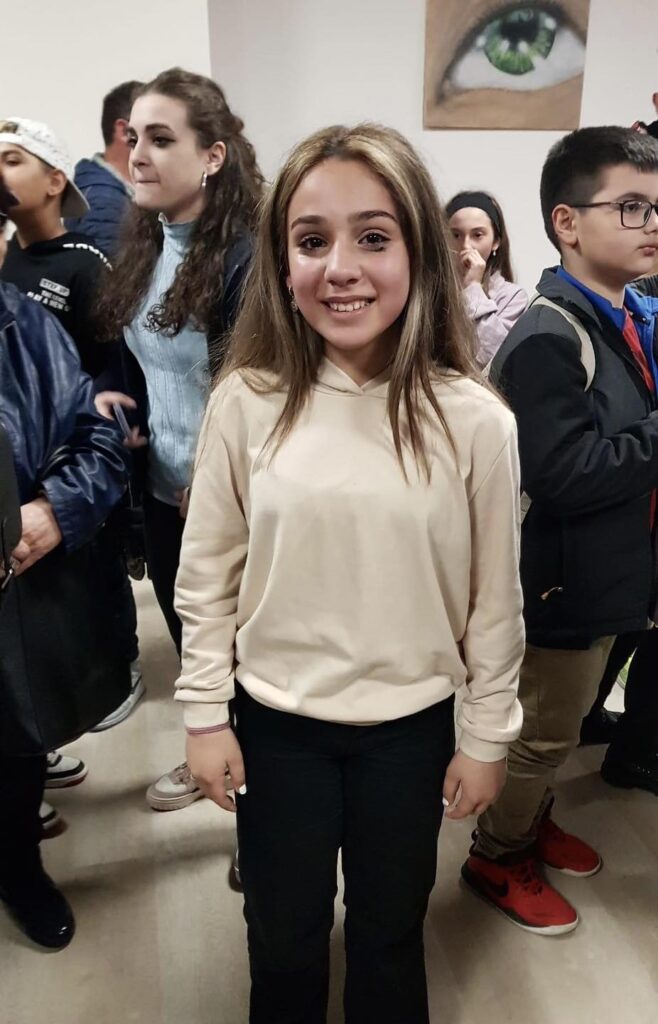 Bambina angelo