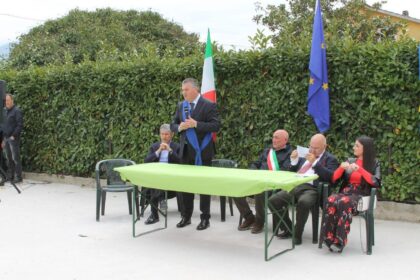 Inaugurazione Piazzetta Sassano