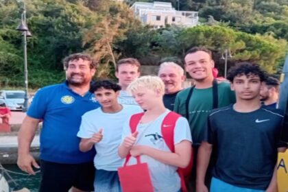 Ragazzi olandesi ad Agropoli