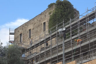 Lavori castello di Agropoli