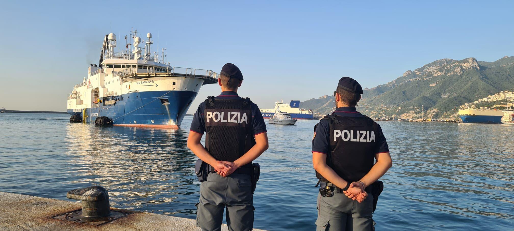 Migranti Salerno