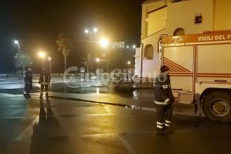 Incendio auto Villammare