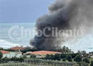 San Mauro Cilento incendio