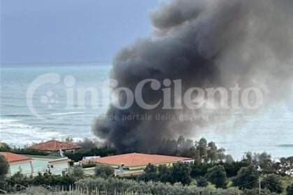 San Mauro Cilento incendio