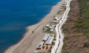 Capaccio Paestum, panorama ex lido Kennedy