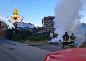 Incendio Salerno