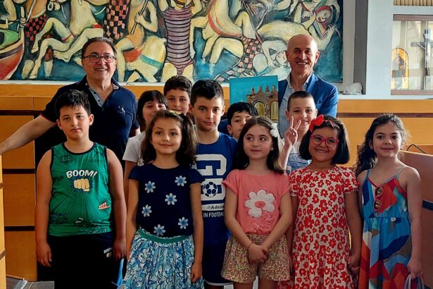 Agropoli, bambini in municipio