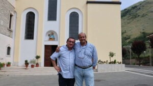 Michele Di Candia e Don Angelo Pellegrino
