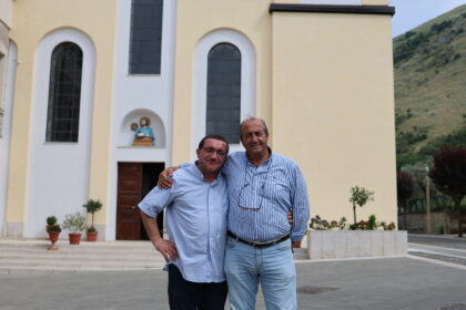 Michele Di Candia e Don Angelo Pellegrino