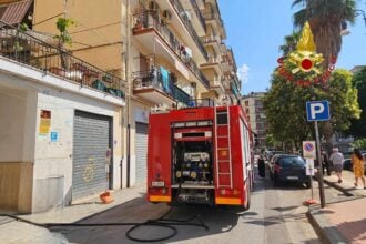 Incensio balcone a Salerno, Via Gelso