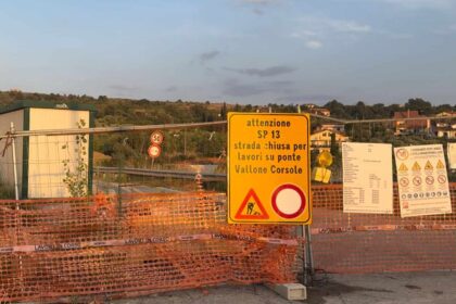 Trentinara, lavori strada provinciale 13