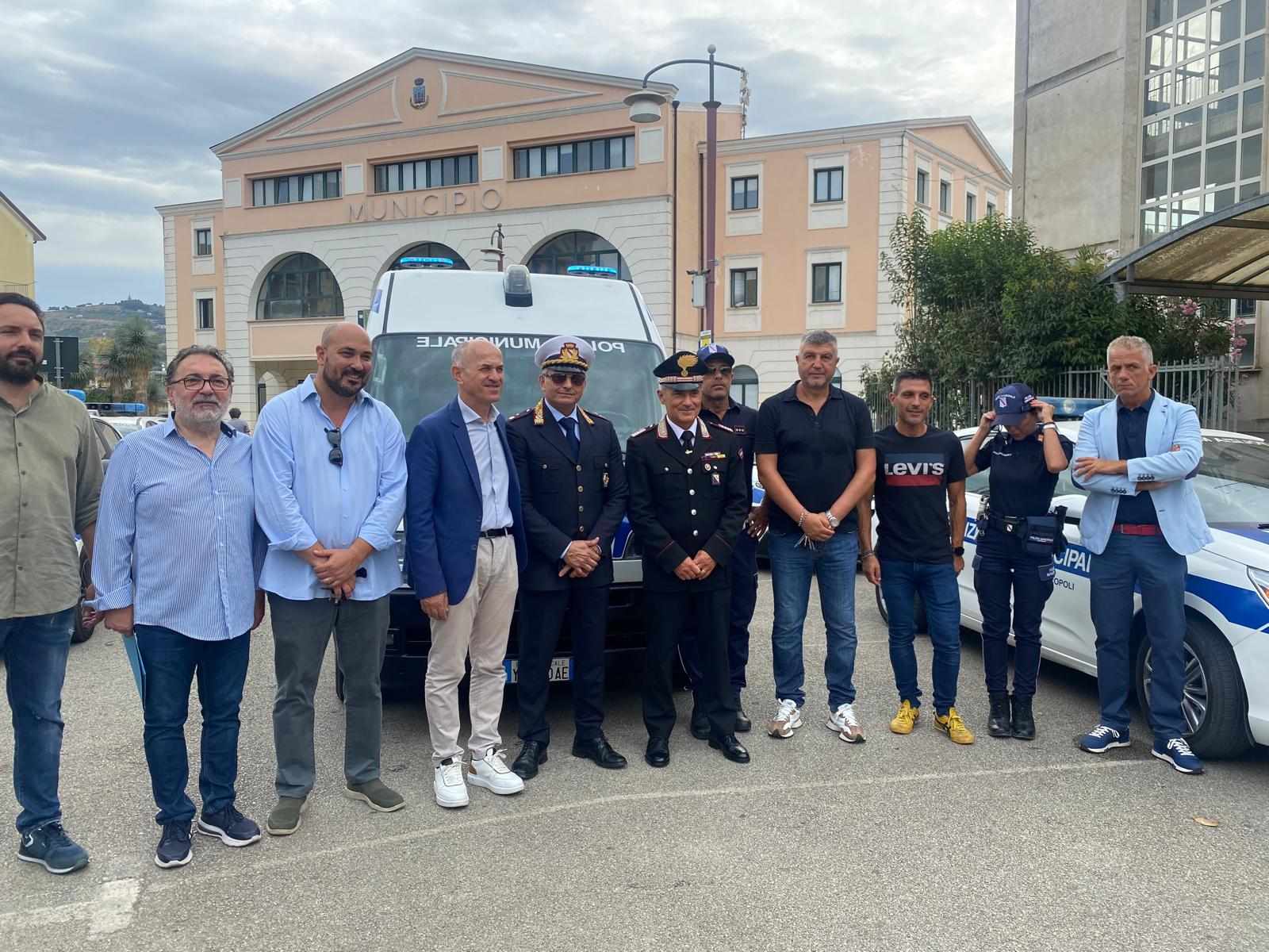 Agropoli, polizia municipale nuovi mezzi